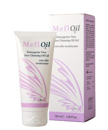 MEFLOIL OLIO GEL DETERGENTE VISO OLIO OLIVA OZONIZZATO 100 ML - Farmacia Del Monaco