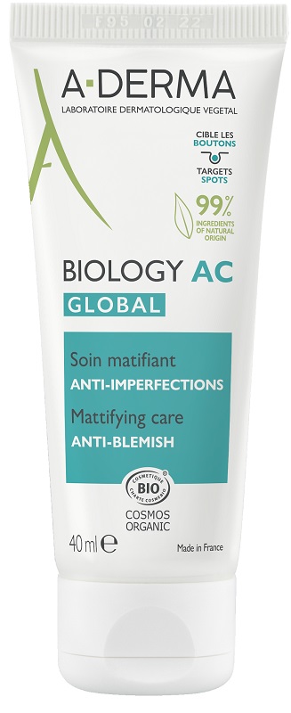 ADERMA BIOLOGY AC GLOBAL TRATTAMENTO OPACIZZANTE ANTI IMPERFEZIONI 40 ML - Farmacia Del Monaco