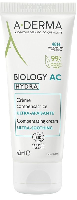 ADERMA BIOLOGY AC HYDRA CREMA COMPENSATRICE ULTRA LENITIVA 40 ML - Farmacia Del Monaco