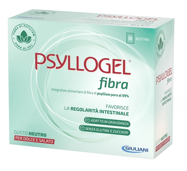 PSYLLOGEL FIBRA NEUTRO 20 BUSTINE - Farmacia Del Monaco