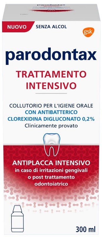 PARODONTAX TRATTAMENTO INTENSIVO CLOREXIDINA 0,2% - Farmacia Del Monaco