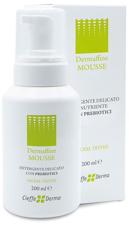 DERMAFFINE MOUSSE DETERGENTE DELICATO E NUTRIENTE CON PREBIOTICI 200 ML - Farmacia Del Monaco