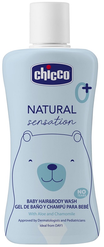 CHICCO NATURAL SENSATION BAGNO SHAMPOO 200 ML - Farmacia Del Monaco