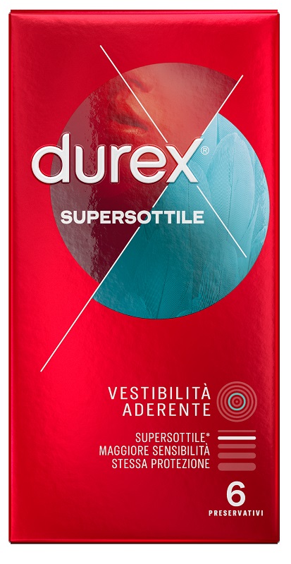 PROFILATTICO DUREX SUPERSOTTILE CLOSE FIT 6 PEZZI - Farmacia Del Monaco