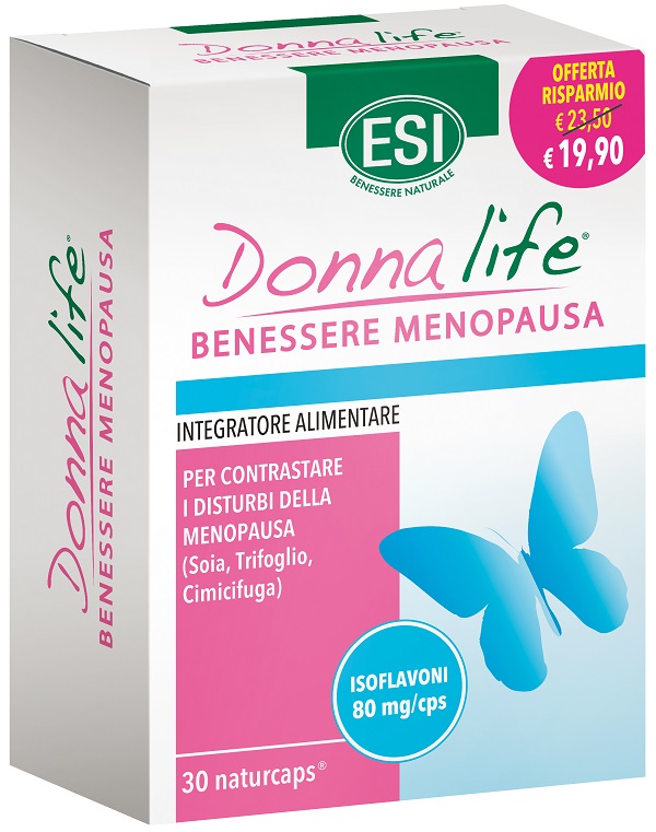 ESI DONNA LIFE MENOPAUSA OFFERTA 30 NATURCAPS - Farmacia Del Monaco