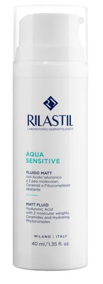 RILASTIL AQUA SENSITIVE FLUIDO MATT 40 ML - Farmacia Del Monaco