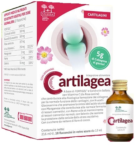CARTILAGEA SALUGEA 18 FLACONCINI DA 12 ML - Farmacia Del Monaco