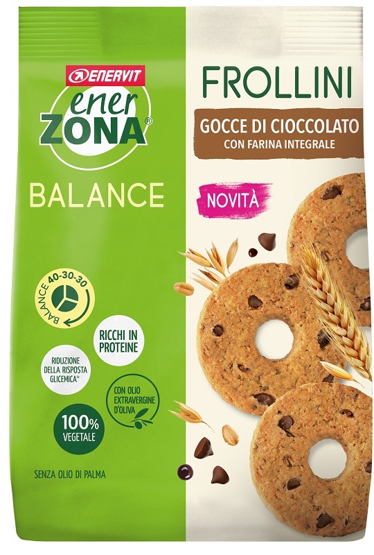 ENERZONA FROLLINI INTEGRALE GOCCE CIOCCOLATO 250 G - Farmacia Del Monaco