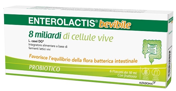 ENTEROLACTIS BEVIBILE 6 FLACONCINI X 10 ML - Farmacia Del Monaco