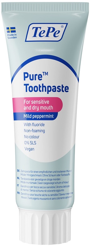 TEPE PURE MENTA PIPERITA DELICATA DENTIFRICIO 75 ML - Farmacia Del Monaco