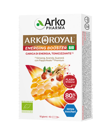 ARKOROYAL ENERGING BOOSTER BIO 10 FLACONCINI - Farmacia Del Monaco