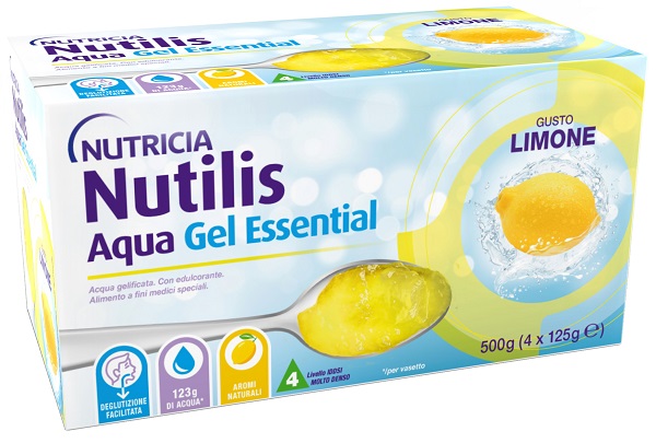 NUTILIS AQUA GEL LIMONE 4 PEZZI DA 125 G - Farmacia Del Monaco