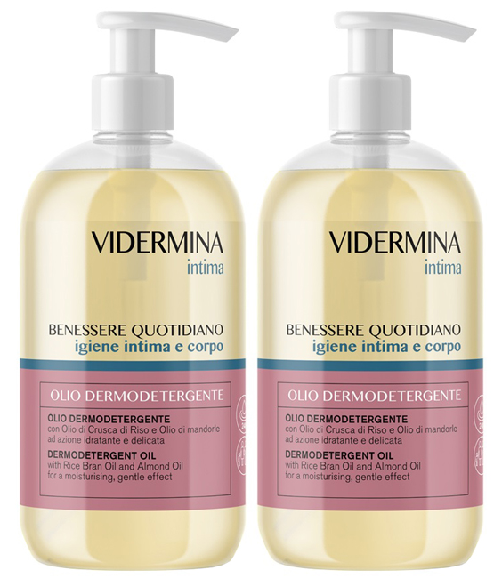 VIDERMINA INTIMO OLIO DETERGENTE BIPACK 500 ML - Farmacia Del Monaco