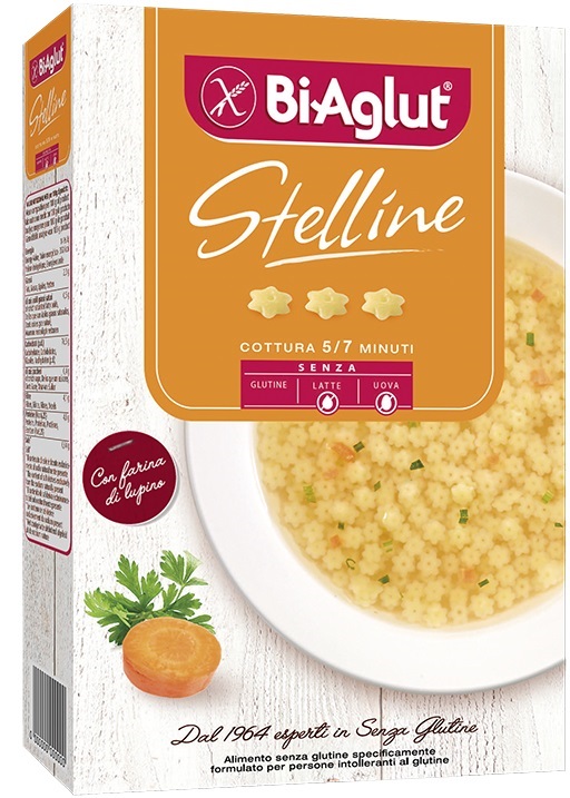 BIAGLUT PASTA SENZA GLUTINE STELLINE 250 G - Farmacia Del Monaco