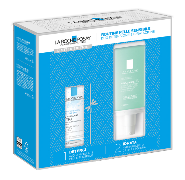 HYDRAPHASE LEGERE 50 ML NATALE 23 1 ACQUA MICELLARE PELLE SENSIBILE 50 ML + 1 HYDRAPHASE HA CREMA LEGGERA 50 ML - Farmacia Del Monaco