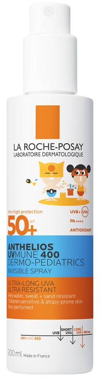 ANTHELIOS SPRAY UVMUNE BAMBINO 50+ 200 ML - Farmacia Del Monaco