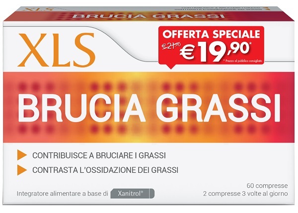 XLS BRUCIA GRASSI 60 COMPRESSE TAGLIO PREZZO - Farmacia Del Monaco