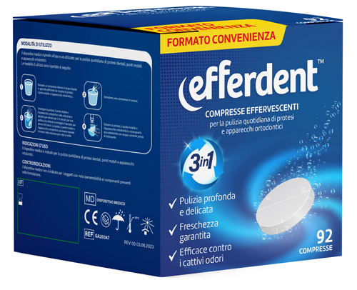 EFFERDENT 92 COMPRESSE EFFERVESCENTI - Farmacia Del Monaco