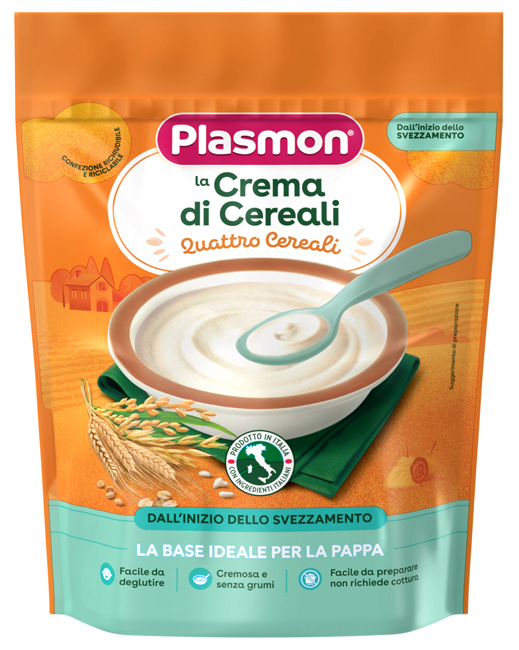 PLASMON CEREALI CREMA AI 4 CEREALI 200 G - Farmacia Del Monaco
