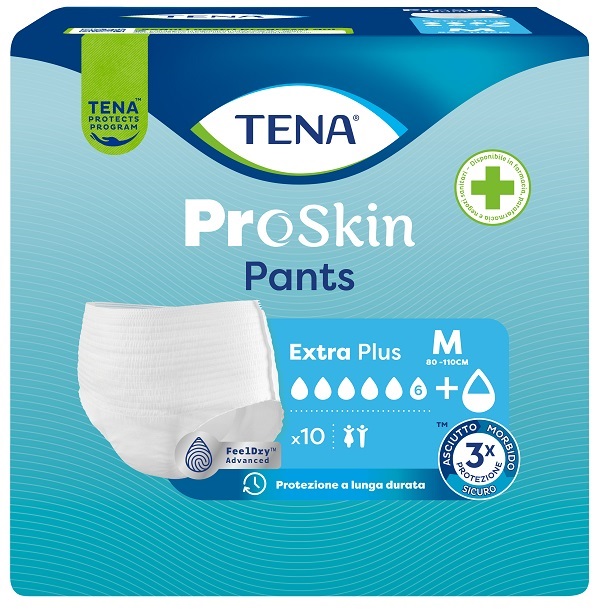 TENA PANTS EXTRA PLUS M 10 PEZZI - Farmacia Del Monaco