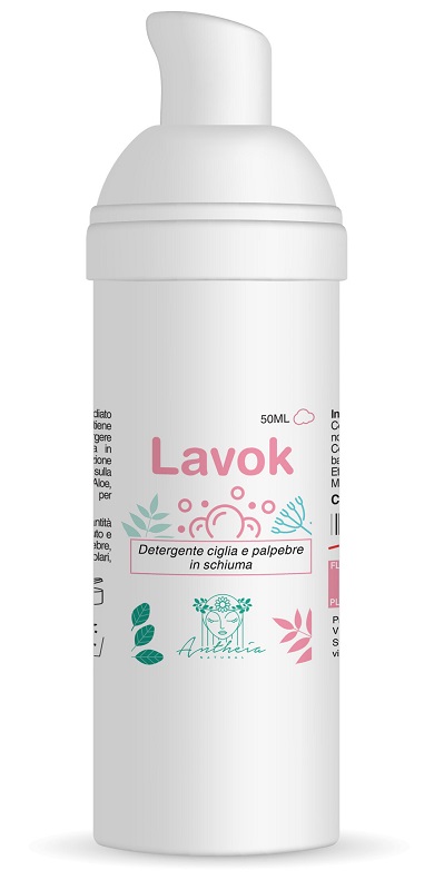 LAVOK DETERGENTE CIGLIA & PALPEBRE IN SCHIUMA 50 G - Farmacia Del Monaco