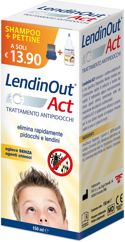 LENDINOUT ACT ANTIPIDOCCHI 150 ML - Farmacia Del Monaco