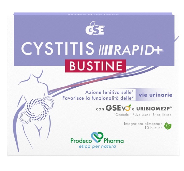 GSE CYSTITIS RAPID+ 10 BUSTINE - Farmacia Del Monaco