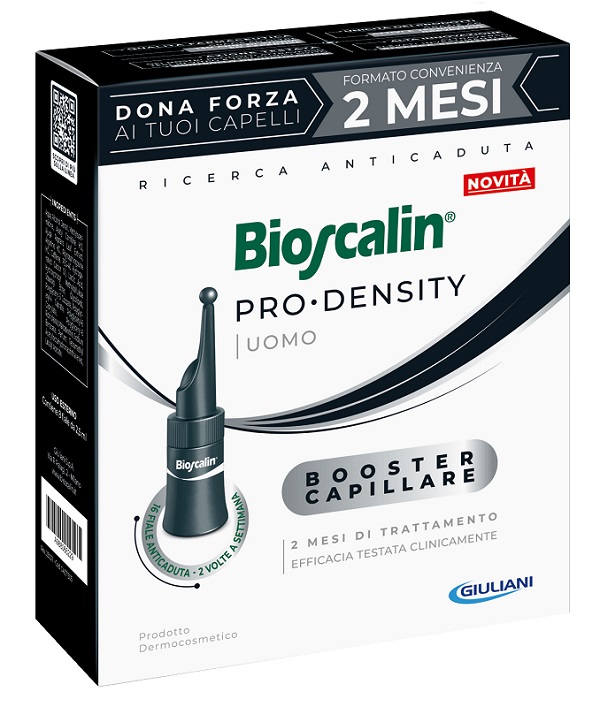 BIOSCALIN PRO DENSITY UOMO BOOSTER CAPILLARE 16 FIALE X 2,5ML - Farmacia Del Monaco