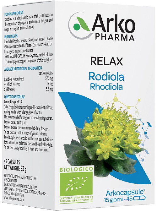 ARKOCAPSULE RODIOLA BIO 45 CAPSULE - Farmacia Del Monaco