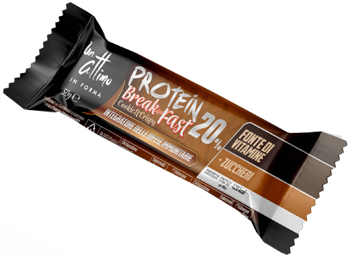 PROTEIN BAR 20% BREAK AND FAST 50 G - Farmacia Del Monaco