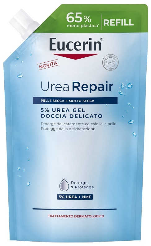 EUCERIN 5% UREA GEL DOCCIA DELICATO REFILL 400 ML - Farmacia Del Monaco