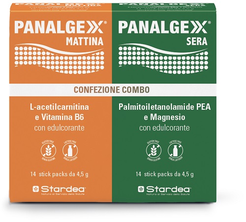 PANALGEXX MATTINA 14 STICKPACK + PANALGEXX SERA 14 STICKPACK CONFEZIONE COMBO - Farmacia Del Monaco