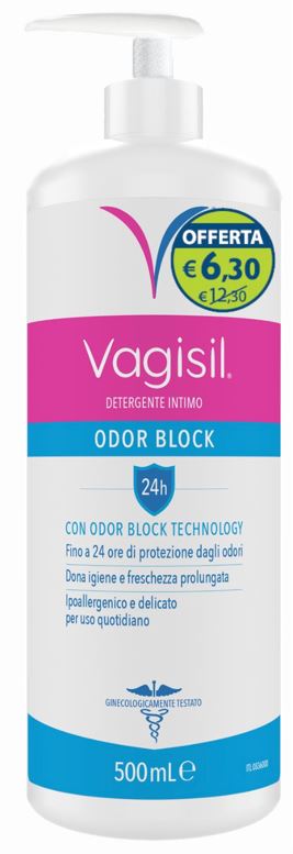 VAGISIL DETERGENTE ODOR BLOCK 500 ML OFFERTA SPECIALE - Farmacia Del Monaco