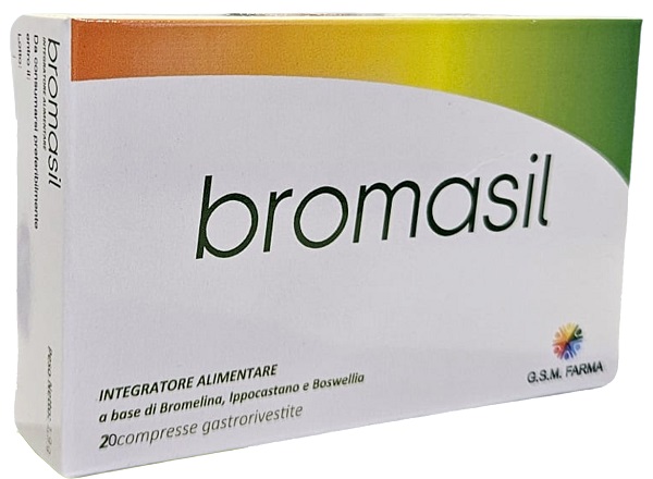 BROMASIL 20 COMPRESSE GASTRORIVESTITE - Farmacia Del Monaco