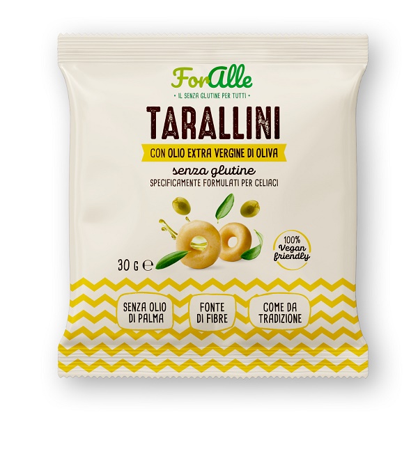 FORALLE TARALLINI CON OLIO EXTRAVERGINE D'OLIVA 30 G - Farmacia Del Monaco