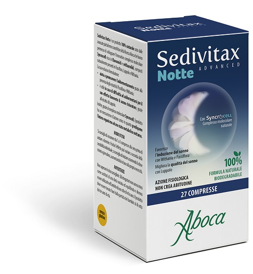 SEDIVITAX NOTTE ADVANCED 27 COMPRESSE - Farmacia Del Monaco