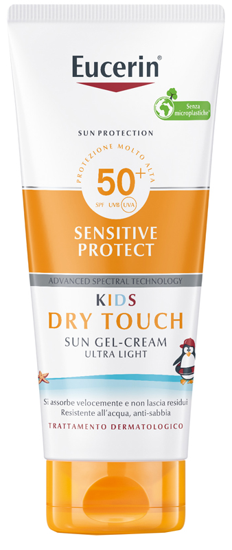 EUCERIN SUN KIDS DRY TOUCH GEL CREAM SPF50+ 200 ML - Farmacia Del Monaco