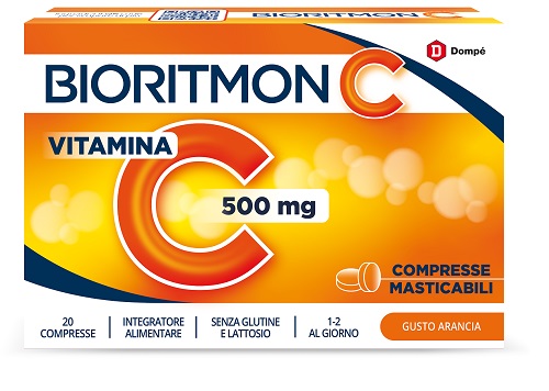 BIORITMON C 500MG VITAMINA C 20 COMPRESSE MASTICABILI - Farmacia Del Monaco