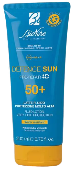 DEFENCE SUN 50+ LATTE FLUIDO 200 ML - Farmacia Del Monaco