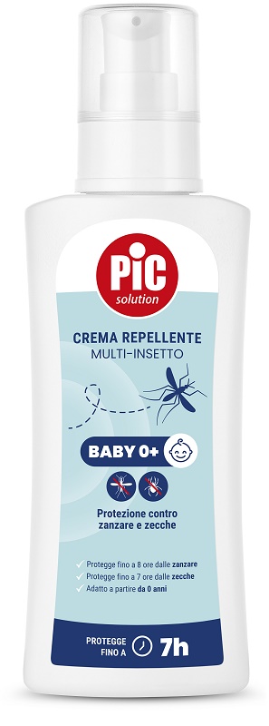 PIC SOLUTION CREMA REPELLENTE MULTI-INSETTO BABY 0+ 100 ML - Farmacia Del Monaco