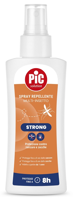 PIC SOLUTION SPRAY REPELLENTE MULTI-INSETTO STRONG 100 ML - Farmacia Del Monaco